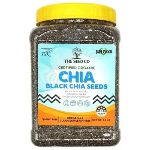 Hạt Chia Hữu Cơ Black chia seed organic Úc hộp 1.6kg