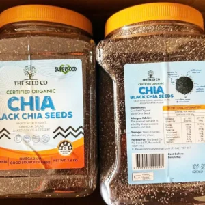Hạt chia đen hữu cơ The Seed Co Organic Black Chia Seeds 1.6kg của Úc Hạt chia đen hữu cơ The Seed Co Certified Organic Black Chia Seeds 1.6kg