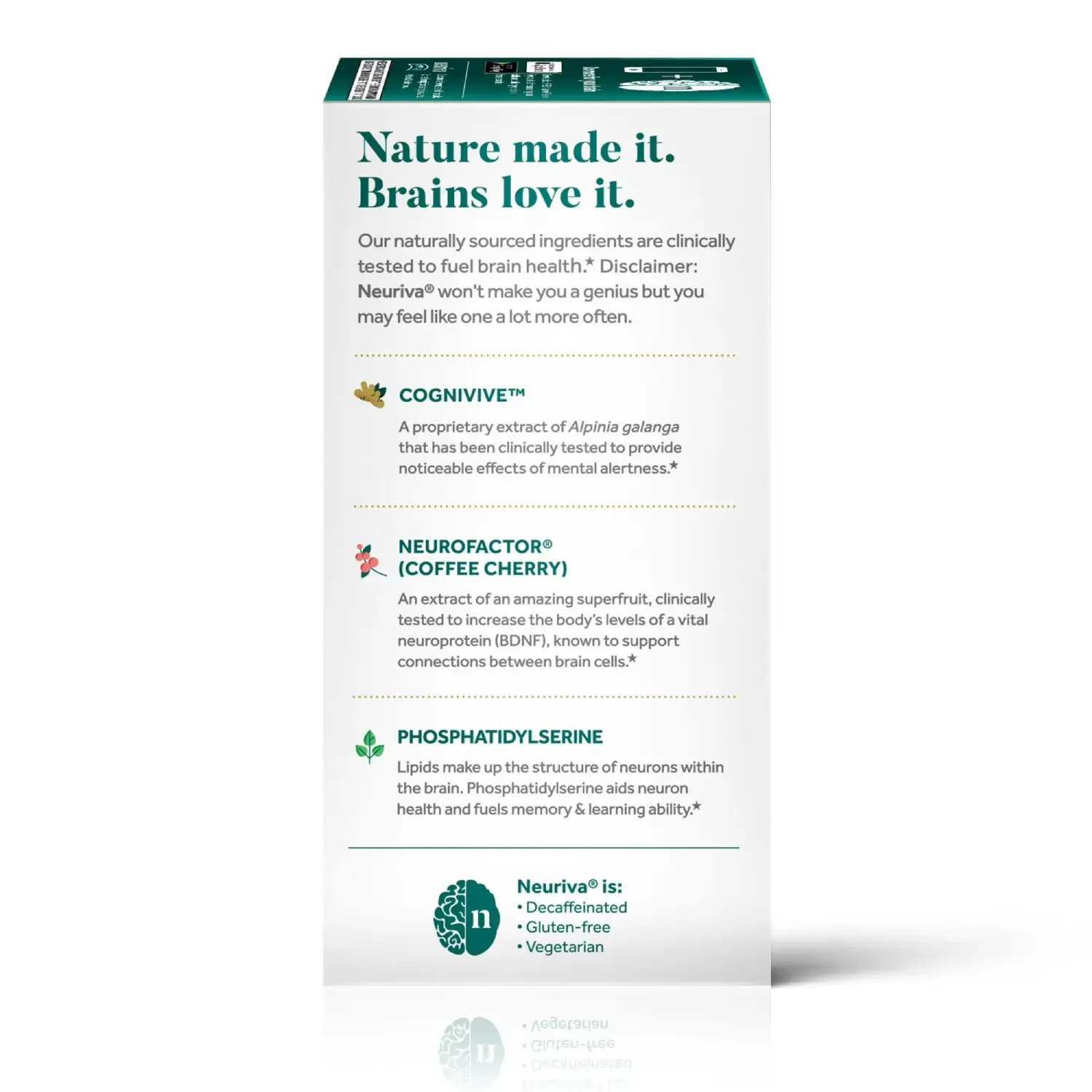 Viên uống Neuriva Brain Health Ultra 60 viên của Mỹ Neuriva Ultra Brain Health Supplement 60 viên