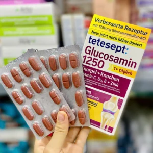 Viên uống Tetesept Glucosamin 1250 Knorpel + Knochen 30 viên của Đức Thuốc Bổ Xương Khớp Tetesept Glucosamin 1250 30 viên