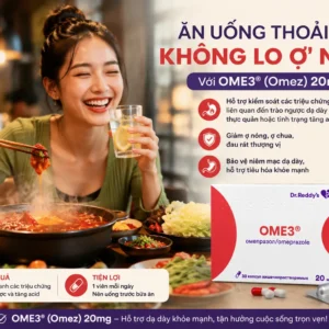 Viên dạ dày Omez (Ome3) 20mg 30 viên của Nga Thuốc dạ dày Ome3 20mg 30 viên của Nga