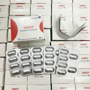 Viên dạ dày Omez (Ome3) 20mg 30 viên của Nga Thuốc dạ dày Ome3 20mg hộp 30 viên của Nga