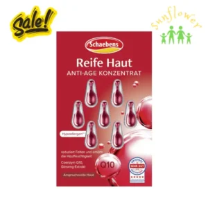Tinh chất viên nang Schaebens Reife Haut Anti-Age Konzentrat Q10 7 viên của Đức