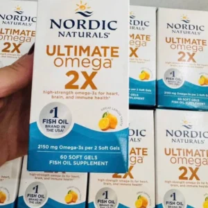 Viên uống Ultimate Omega 2X Nordic Naturals 60 viên của Mỹ Viên Uống Bổ Sung Omega-3 Nordic Naturals Omega 2X 60 viên của Mỹ
