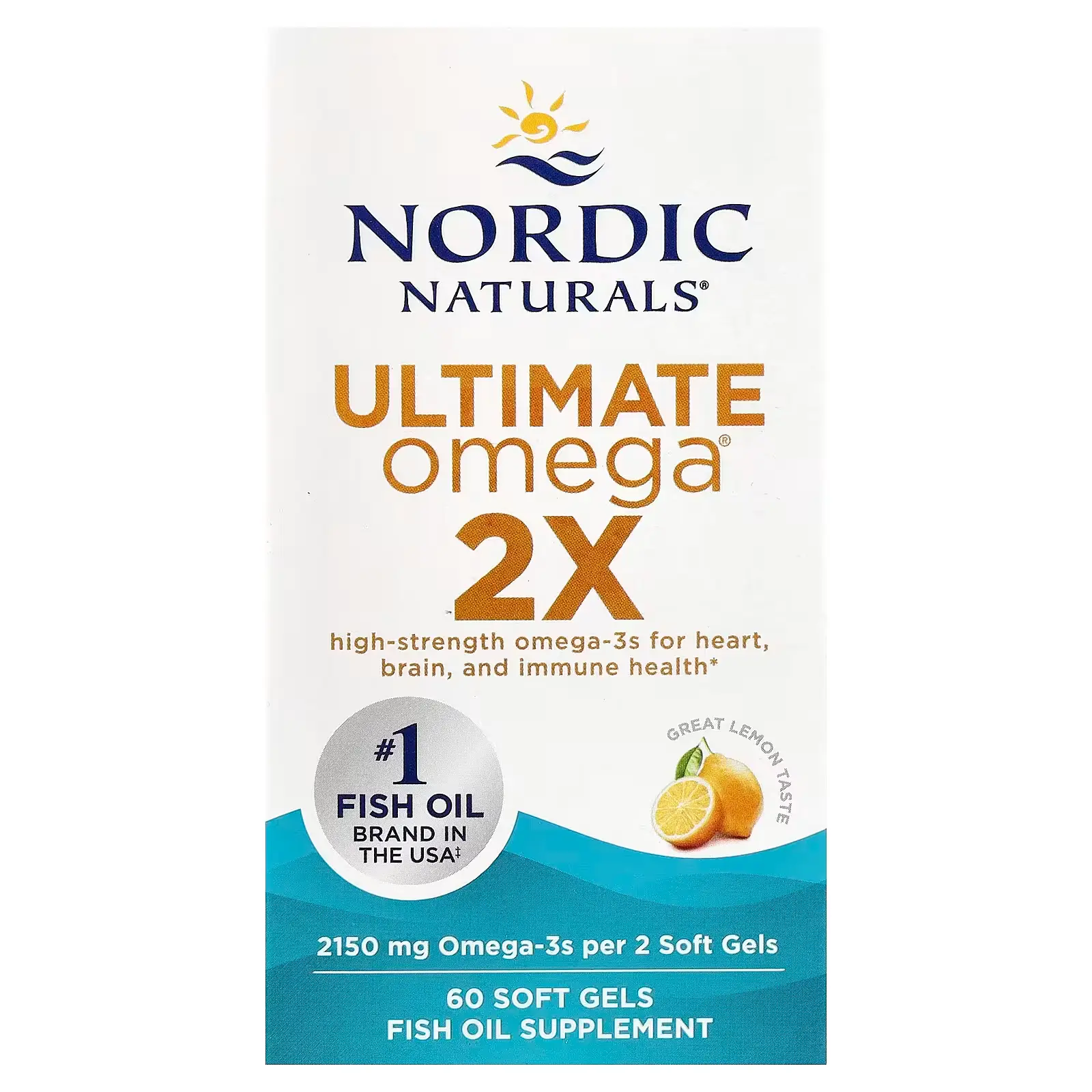 Viên uống Ultimate Omega 2X Nordic Naturals 60 viên của Mỹ Viên Uống Bổ Sung Omega-3 Nordic Naturals Ultimate Omega 2X 60 viên