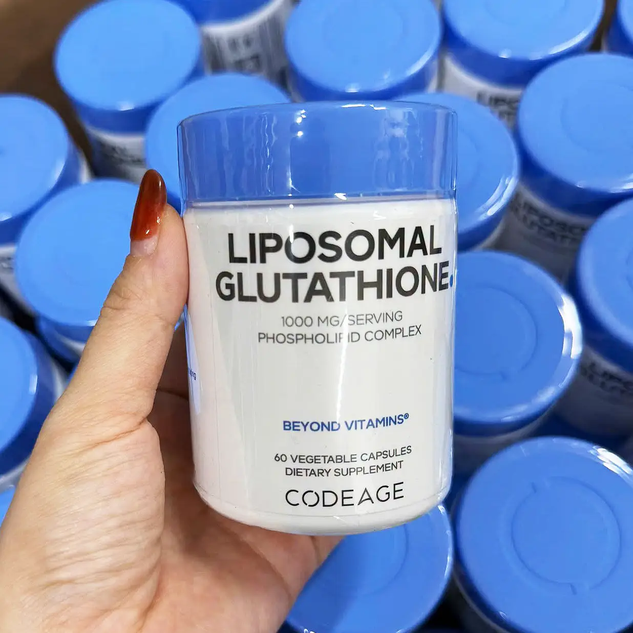 Viên uống Codeage Liposomal Glutathione 1000mg 60 viên của Mỹ Viên uống Codeage Liposomal Glutathione 1000mg 60 viên Mỹ
