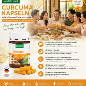 Viên uống Curcuma Sanct Bernhard 60 viên của Đức