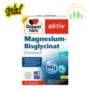 Viên uống Doppelherz Magnesium Bisglycinat Formel 30 viên của Đức