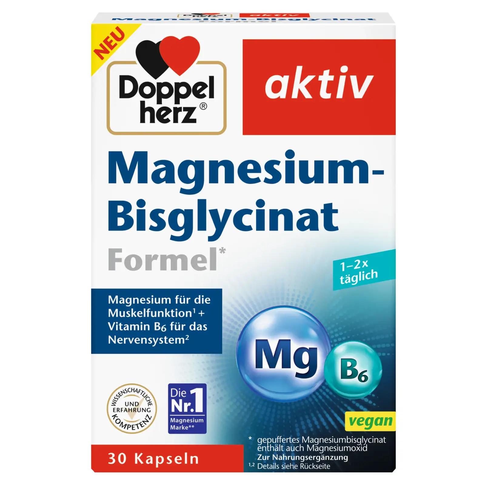 Viên uống Doppelherz Magnesium Bisglycinat Formel 30 viên của Đức Viên uống Doppelherz Magnesium Bisglycinat Formel 30 viên