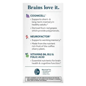Viên uống NEURIVA Brain Healthy Memory 3D 50 viên của Mỹ