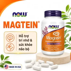 Viên uống NOW Magtein Magie L-Threonate 90 viên của Mỹ