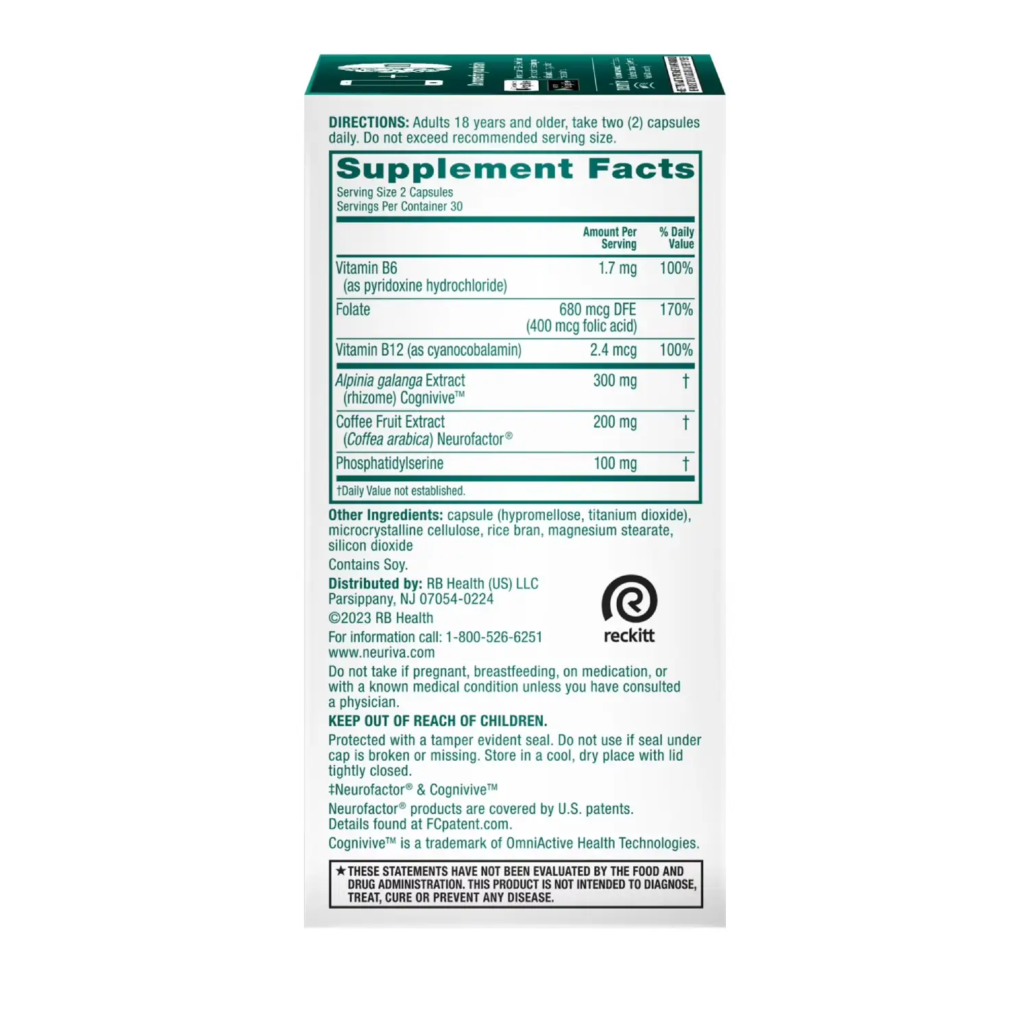 Viên uống Neuriva Brain Health Ultra 60 viên của Mỹ Viên uống Neuriva Ultra Brain Health Supplement 60 viên của Mỹ