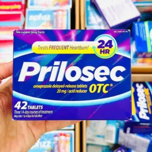 Viên uống giảm đau dạ dày Prilosec OTC 20mg 42 viên của Mỹ Viên uống Prilosec OTC 20mg hỗ trợ giảm axit dạ dày, ợ nóng, trào ngược hiệu quả trong 24 giờ