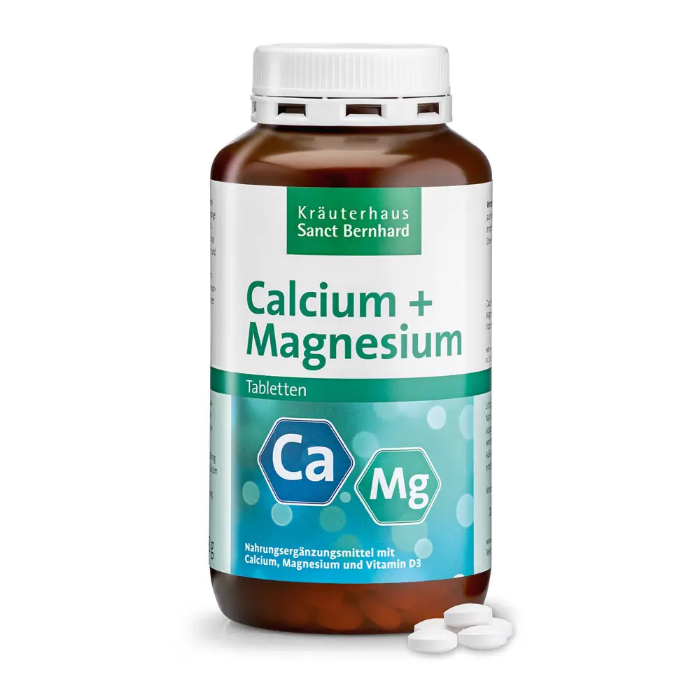 Viên uống Calcium Magnesium Sanct Bernhard 400 viên của Đức Viên uống Sanct Bernhard Calcium + Magnesium 400 viên