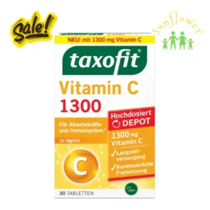 Viên uống Taxofit Vitamin C 1300 Depot 30 viên thuần chay của Đức