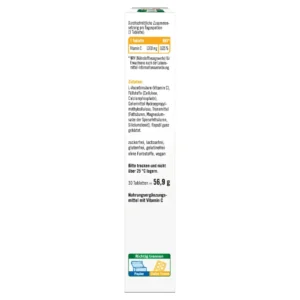 Viên uống Taxofit Vitamin C 1300 Depot 30 viên thuần chay của Đức Viên uống Taxofit vitamin C 1300 30 viên thuần chay
