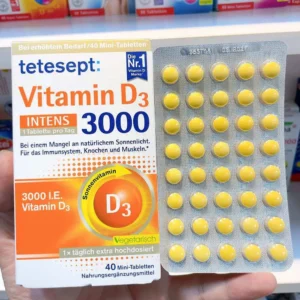 Viên uống Tetesept Vitamin D3 3000 INTENS 45 viên mini của Đức Viên uống Tetesept Vitamin D3 3000 INTENS 45 viên mini