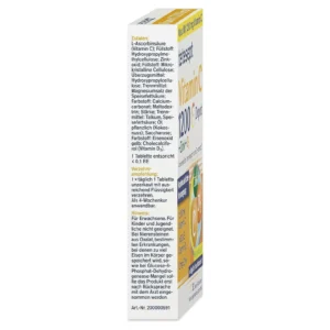 Viên uống Tetesept Vitamin C 1200 Zink D3 30 viên thuần chay của Đức Viên uống Vitamin C 1200 + Zink + D3 tetesept 30 viên