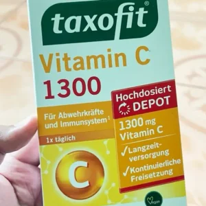 Viên uống Taxofit Vitamin C 1300 Depot 30 viên thuần chay của Đức Viên uống Vitamin C 1300 taxofit 30 tablets