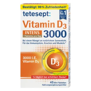 Viên uống Vitamin D3 3000 INTENS tetesept 45 viên