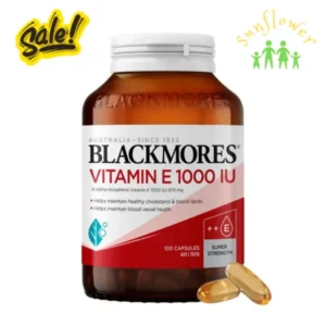 Viên uống Vitamin E Blackmores 1000IU 100 viên của Úc