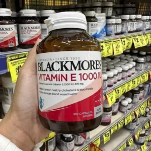Viên uống Vitamin E tự nhiên Blackmores 1000IU 100 viên của Úc