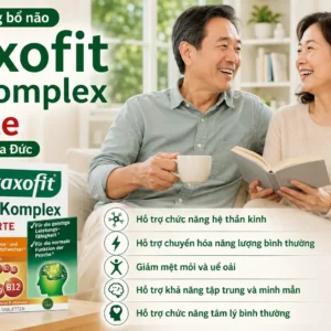 Viên uống bổ não Taxofit B-Complex Forte 40 viên của Đức Viên uống bổ não B-Complex Taxofit 40 viên của Đức