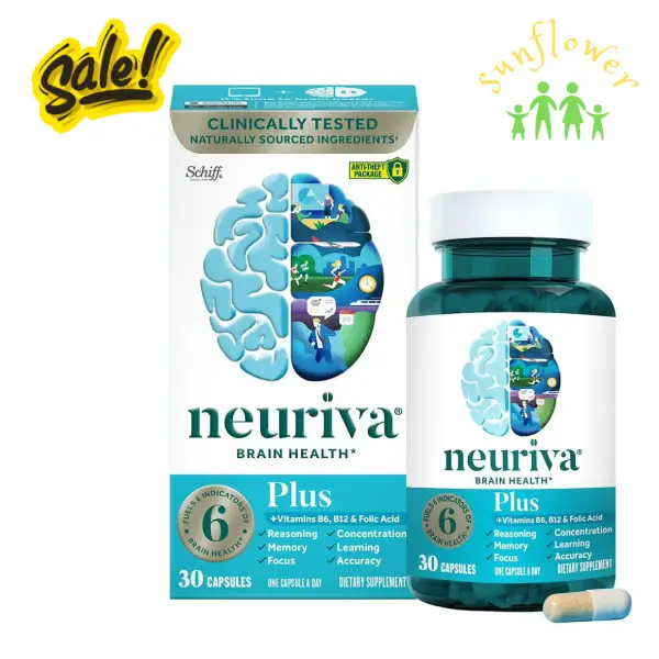 Viên uống bổ não Neuriva Plus Brain Health 30 viên của Mỹ Viên uống bổ não Neuriva Plus Brain Health 30 viên của Mỹ