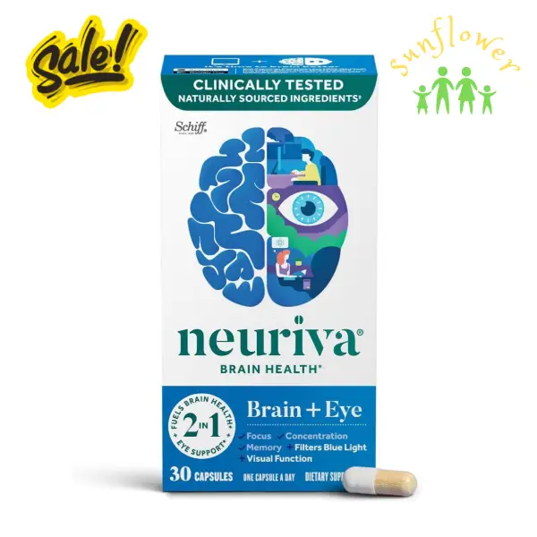 Viên uống bổ não và mắt Schiff Neuriva Brain + Eye 30 viên của Mỹ Viên uống bổ não và mắt Schiff Neuriva Brain + Eye 30 viên của Mỹ
