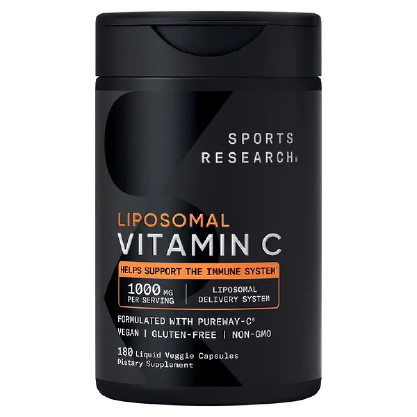 Viên uống Sports Research Vitamin C Liposomal 1000mg 180 viên của Mỹ Viên uống bổ sung Vitamin C Sports Research Liposomal Vitamin C 1000mg 180 Liquid Veggie Capsules