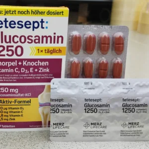 Viên uống bổ xương khớp Tetesept Glucosamin 1250 Knorpel + Knochen 30 viên