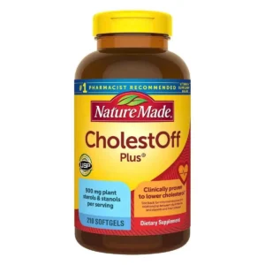 Viên uống giảm Cholesterol giảm mỡ máu CholestOff 210 viên của Mỹ