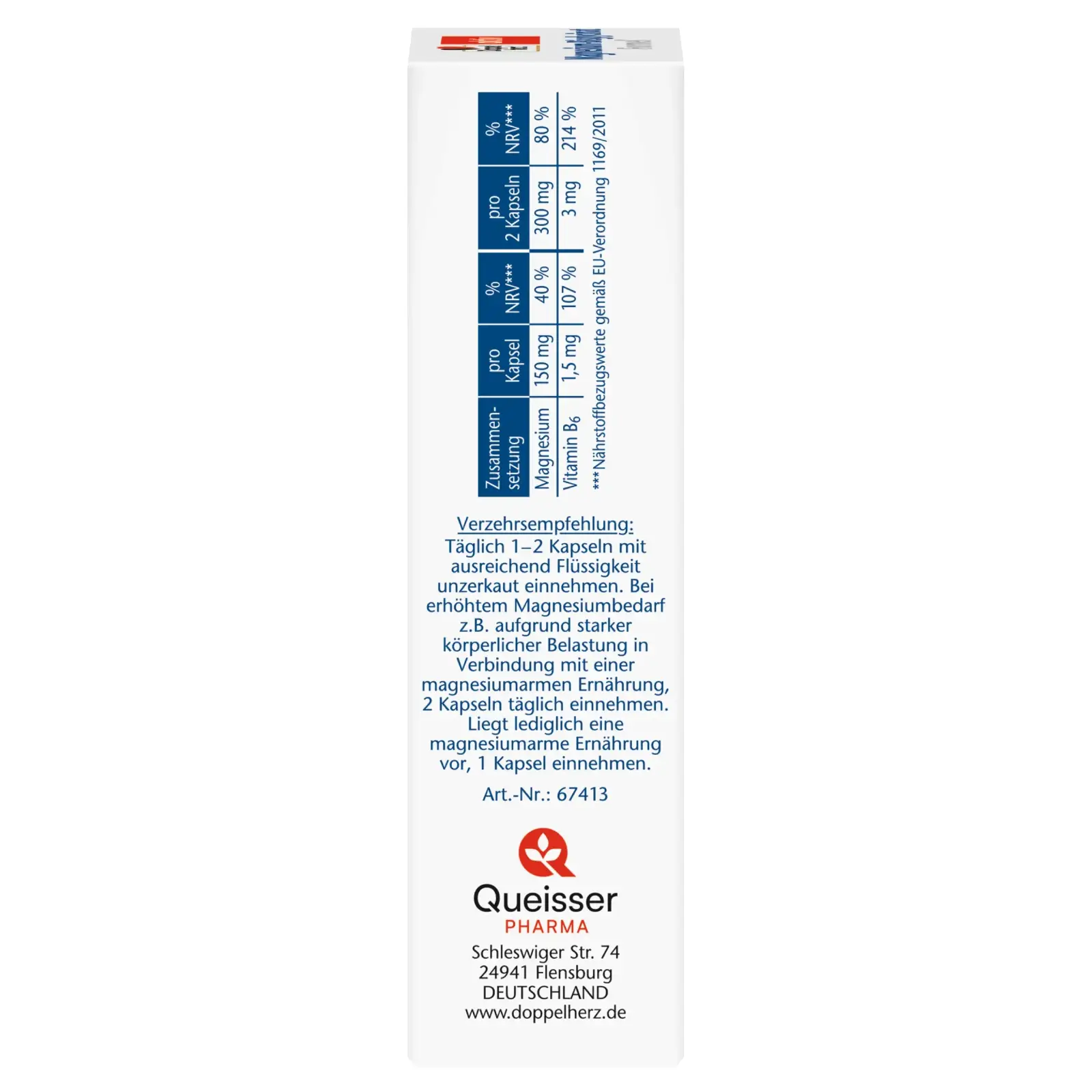 Viên uống Doppelherz Magnesium Bisglycinat Formel 30 viên của Đức Viên uống magie Doppelherz Magnesium Bisglycinat Formel 30 viên