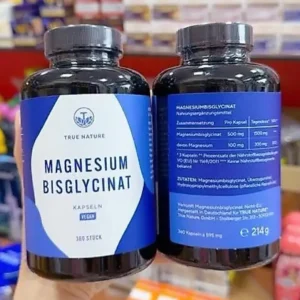 Viên uống magie True Nature Magnesium Bisglycinat 360 viên của Đức