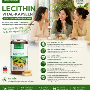 Viên uống mầm đậu nành Sanct Bernhard Lecithin 120 viên của Đức