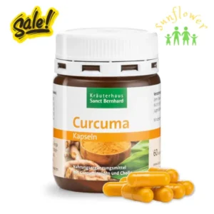 Viên uống nghệ Sanct Bernhard Curcuma Kapseln 60 viên của Đức