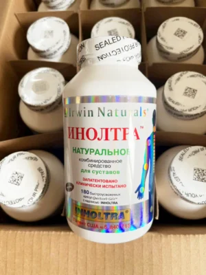 Viên uống sụn vi cá mập Inholtra Irwin Naturals 180 viên của Nga Viên uống sụn vi cá mập Nga Inholtra Irwin Naturals 180 viên
