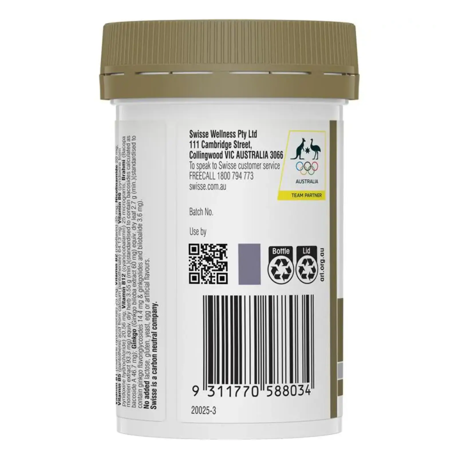 Viên uống bổ não Swisse Memory Focus 50 viên của Úc Viên uống tăng cường trí nhớ sự tập trung Swisse Ultiboost Memory + Focus 50 viên