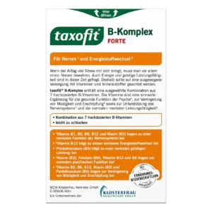 Viên uống bổ não Taxofit B-Complex Forte 40 viên của Đức Viên uống taxofit Vitamin B-Komplex 40 viên