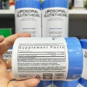 Viên uống Codeage Liposomal Glutathione 1000mg 60 viên của Mỹ Viên uống trắng da Liposomal Glutathione Codeage 1000mg 60 viên