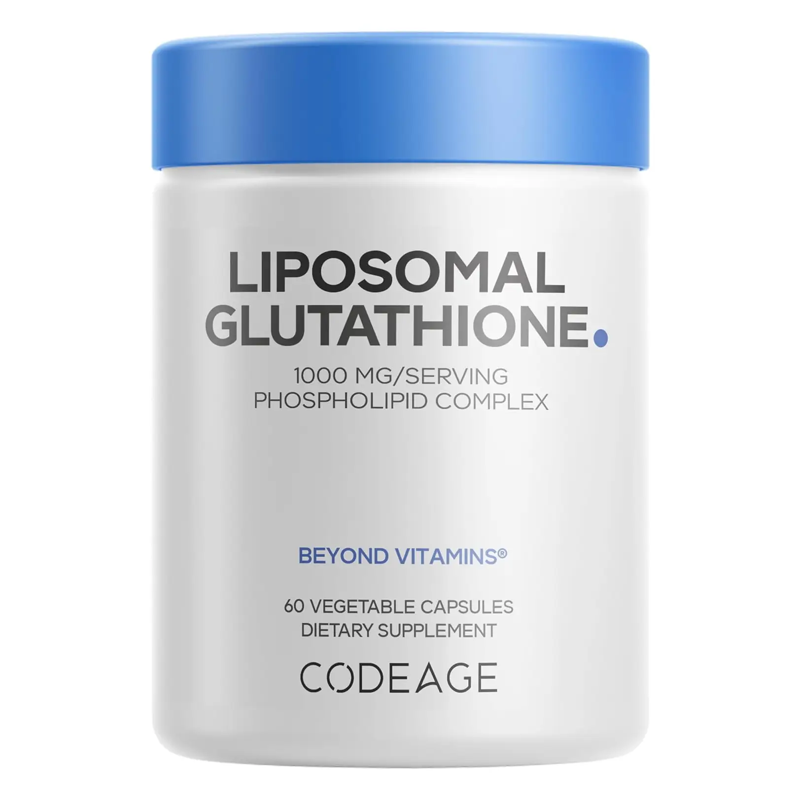 Viên uống Codeage Liposomal Glutathione 1000mg 60 viên của Mỹ Viên uống trắng da Liposomal Glutathione Codeage 1000mg 60 viên của Mỹ