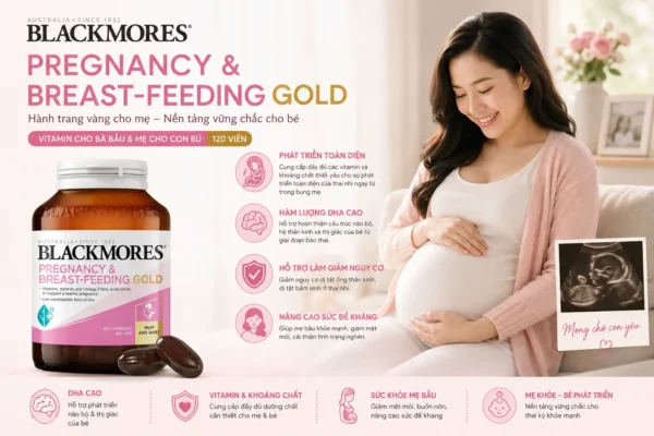 Vitamin Cho Mẹ Bầu Blackmores Pregnancy 120 Viên Úc