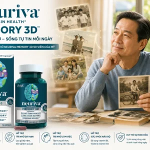 viên uống hỗ trợ trí nhớ Neuriva Memory 3D 50 viên của Mỹ