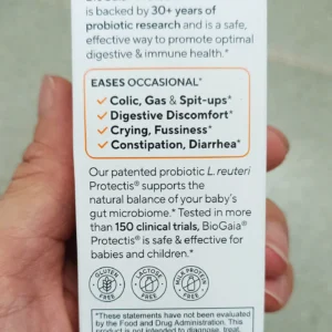 BioGaia Baby Probiotic Drops + Vitamin D 10ml