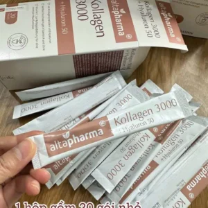 Bột collagen Altapharma Kollagen 3000mg + Hyaluron 20 gói của Đức
