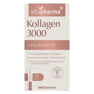 Bột collagen thủy phân Altapharma Kollagen 3000mg + Hyaluron 20 gói