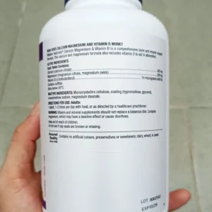 Canxi Magie & Vitamin D Webber Naturals Canada 250 viên
