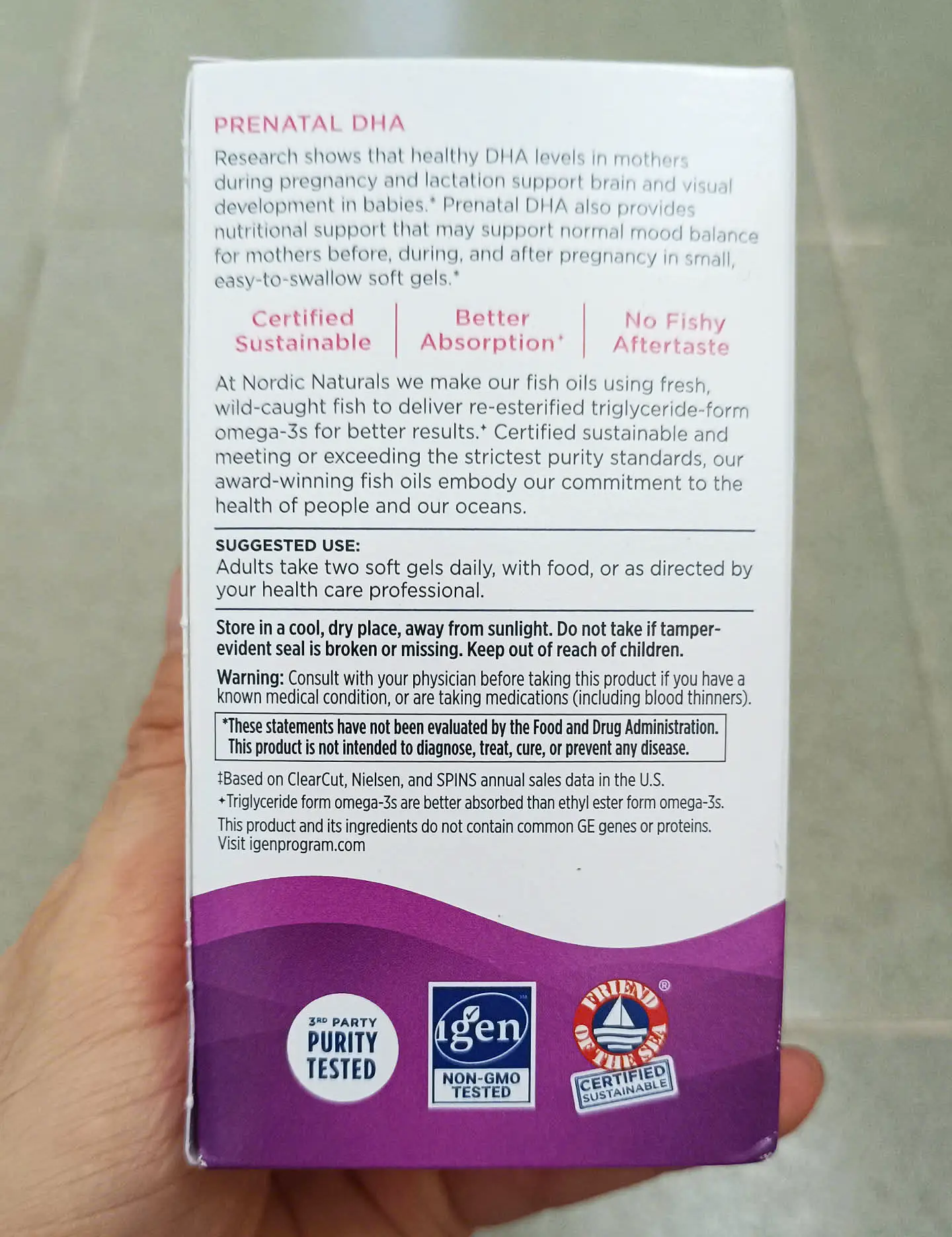 Viên uống Dha bầu Nordic Naturals Prenatal DHA 90 viên của Mỹ DHA Cho Bà Bầu Nordic Naturals Prenatal DHA