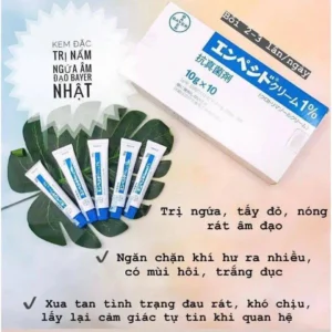 Kem bôi giảm nấm âm đạo Empecid 1% Bayer Nhật Bản