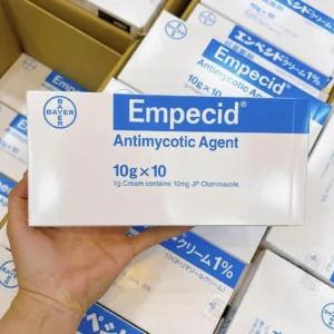 Kem đặc trị nấm âm đạo Empecid 1% Bayer 10g nội địa Nhật Bản